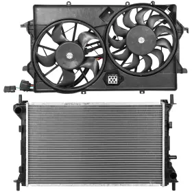 13497517 Newmotor Radiator Dual Cooling Fan Kit For Ford Focus 2005 2006 2007 2.0l 2.3l 13497517 Newmotor Radiator Dual Cooling Fan Kit For Ford Focus 2005 2006 2007 2.0l 2.3l