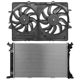 13497539 Newmotor Radiator Cooling Fan Kit For Audi 2009-2016 A4 2010-2014 A5 2011-2017 Q5 2.0l
