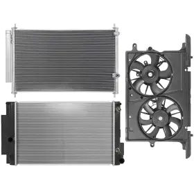 13497544 Newmotor Radiator Condenser Cooling Fan Kit For Scion Xb Base Wagon 4-door 2.4l 2008-2015 13497544 Newmotor Radiator Condenser Cooling Fan Kit For Scion Xb Base Wagon 4-door 2.4l 2008-2015