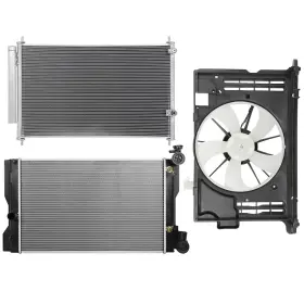 13497546 Newmotor Radiator Condenser Cooling Fan Kit For Toyota Corolla 1.8l 2014-2015 13497546 Newmotor Radiator Condenser Cooling Fan Kit For Toyota Corolla 1.8l 2014-2015