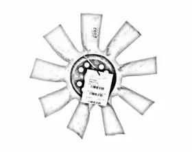 21060ez40a Nissan 2016-2019 Titan Xd Fan Blade Oem