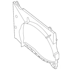 214769bk0d Nissan Genuine Fan Shroud