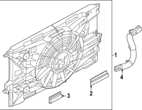 21481-5mp0a Nissan Genuine Fan Assembly