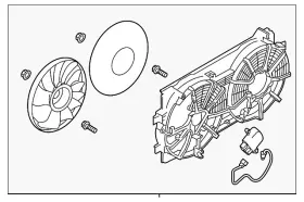 21481-5sa0b Nissan Genuine Fan Assembly