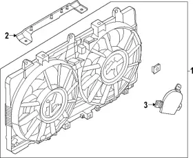 21481-6gp1a Nissan Genuine Fan Assembly