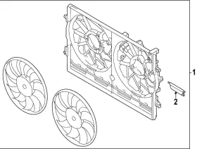 21481-6rc0a Nissan Genuine Fan Assembly
