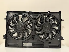 214936ra0a Nissan Rogue Radiator Cooling Dual Fan Motor With Shroud Oem 2021 - 2023