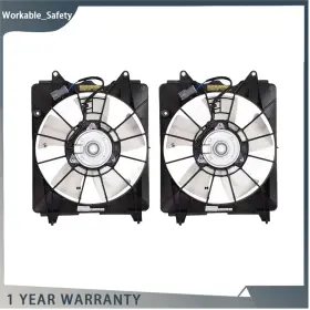 Ws3414040st Nurniacl Driver&right Side Radiator Cooling Fan Assembly 2006-2010 2011 For Honda Civic
