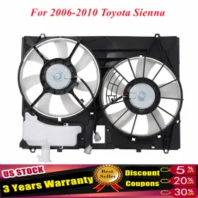 163630p110pfm Ocasami 13448008 Radiator Cooling Fan Assembly For Toyota Sienna 2006-2010 3.5l Oem