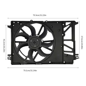To3115202 Ocasami For 2018 2019 2020 Toyota Camry 2.5l Engine Radiator Condenser Cooling Fan Oem# #2
