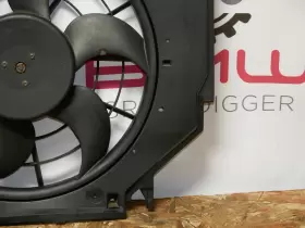 17117507604 Original Factory Genuine Front Radiator Engine Electric Cooling Fan With Housing Shroud Oem Bmw E46 #3