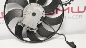 67326901861 Original Factory Genuine Front Radiator Electric Cooling Fan Blade Housing Motor Unit Oem Bmw E63 E64 #3