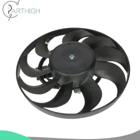 Fa70006 Parthigh Ac Condenser Cooling Fan Assembly Car Electric For 1999 00-2006 Volkswagen Golf