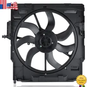 17427634467 Partscollect 17427634466 Engine Radiator Cooling Fan Assembly For Bmw X5 X6 F15 F16 2013-2019
