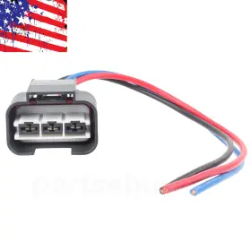 Wrk4k-ma59 Partsebuy For Kia Sedona Cooling Fan Resistor Pigtail Connector Plug 2014-2018/ #2
