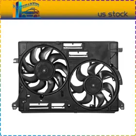 Pmt177687s01 Partsmarkets A/c Radiator Fan Assembly 623930 For 2017 2018-2019 Ford Fusion Lincoln Mkz 2.7l