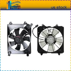 Pmt835065 Partsmarkets A/c Radiator Condenser Cooling Fan Assembly 2pcs For 2006 2007-2011 Honda Civic