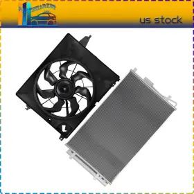 Pmt844128s01 Partsmarkets For 2013 2014 2015-2018 Hyundai Santa Fe A/c Radiator Cooling Fan And Condenser