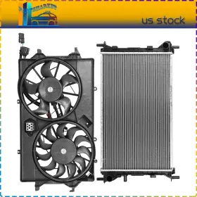 Pmt848259s01 Partsmarkets For 2005 2006-2007 Ford Focus 2.0l L4 New A/c Radiator And Cooling Fan Assembly Pmt848259s01 Partsmarkets For 2005 2006-2007 Ford Focus 2.0l L4 New A/c Radiator And Cooling Fan Assembly