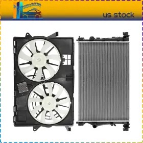 Pmt848280s01 Partsmarkets For 2014-2017 2018 Jeep Cherokee 3.2l V6 A/c Radiator And Cooling Fan Assembly