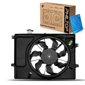 4331cfk4475us Philtop Radiator Cooling Fan Assembly For 20112015 Elantra Forte Replace 253803x100