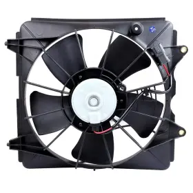 11831338 Pickoor Cooling Fan Black Front Driver Side For 2006-2011 Honda Civic 1.8l