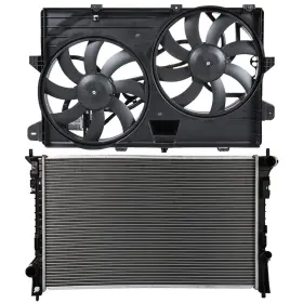 12849507 Pickoor Electric Radiator Cooling Fan Kit For Ford Edge 2007 2008 2009-2014