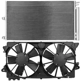 Pickoor 12853282 Ac Condenser Cooling Fan Kit For Ford F-150 Expedition 2010 2011-2014