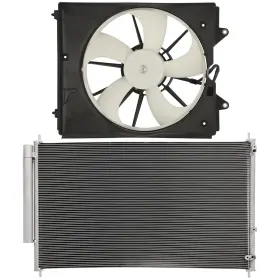 12853284 Pickoor Ac Condenser Cooling Fan Kit For Honda Odyssey 2011 2012 2013 2014-2017