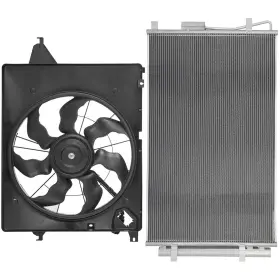 12900201 Pickoor Electric Ac Condenser Cooling Fan Kit For Hyundai Santa Fe 2013-2018 12900201 Pickoor Electric Ac Condenser Cooling Fan Kit For Hyundai Santa Fe 2013-2018