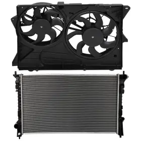 12933494 Pickoor Electric Radiator Cooling Fan Kit For Ford Flex Lincoln Mkt 2010-2012