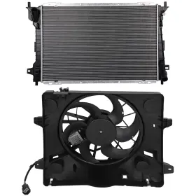 12933496 Pickoor Electric Radiator Cooling Fan Kit For Lincoln Town Car 2003 2004 2005
