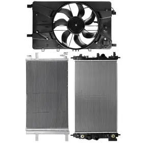 12938820 Pickoor Electric Radiator Condenser Cooling Fan Kit For Chevrolet Cruze 2010-15 12938820 Pickoor Electric Radiator Condenser Cooling Fan Kit For Chevrolet Cruze 2010-15