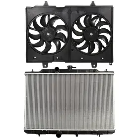 Pickoor 12945563 Electric Radiator Cooling Fan Kit For Nissan Rogue 2008-2013