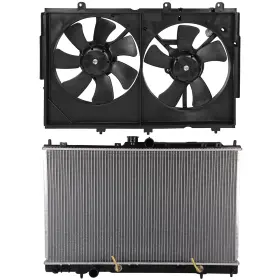 12949186 Pickoor Electric Radiator Cooling Fan Kit For Mitsubishi Outlander 2003-2006 12949186 Pickoor Electric Radiator Cooling Fan Kit For Mitsubishi Outlander 2003-2006