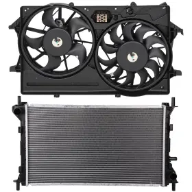 13648571 Pickoor Electric Radiator Cooling Fan Kit For Ford Focus 2.0l L4 2000 2001 2002