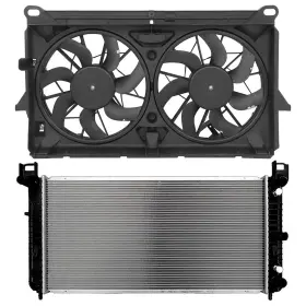 13648575 Pickoor Radiator Cooling Fan Kit For 2008-2009 Hummer H2 2007-2013 Chevrolet Avalanche