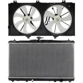 13648578 Pickoor Radiator Cooling Fan Kit For Toyota Avalon 2013 2014 2015 2016 2017 2018
