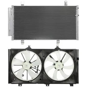 13652658 Pickoor Ac Condenser Cooling Fan Kit For Toyota Avalon 2005 2006 2007 2008 2009-2012