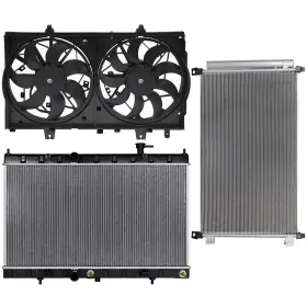 13653150 Pickoor Electric Radiator Condenser Cooling Fan Kit For Nissan Rogue 2014 2015-2018 13653150 Pickoor Electric Radiator Condenser Cooling Fan Kit For Nissan Rogue 2014 2015-2018