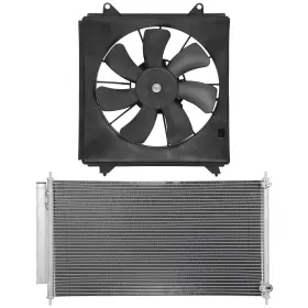 Pickoor 13681732 Electric Ac Condenser Cooling Fan Kit For Honda Accord 3.5l 2013 2015-2017
