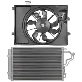 13703441 Pickoor Electric Ac Condenser Cooling Fan Kit For 2015 Kia Forte Koup 2015-2018 Forte5