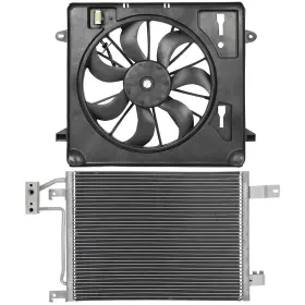 13707367 Pickoor Electric Ac Condenser Cooling Fan Kit For Jeep Wrangler 2007 2008 2009 2010 2011