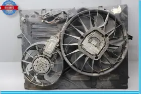 0130303292 Porsche 03-10 Cayenne 955 957 Engine Motor Radiator Cooling Fan With Shroud Oem