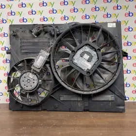 7l0121203b Porsche 2003-2010 Cayenne S Radiator Cooling Fan Assembly With Shroud Oem