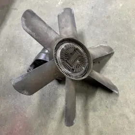 92810611302 Porsche 80-84 928 Cooling Fan With Bearing Carrier Blade Clutch And Pulley Aluminum #3