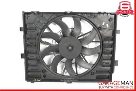 95810606111 Porsche 11-18 Cayenne 958 Engine Cooling Fan Motor Shroud Assembly Oem