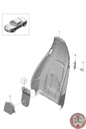 99752173300 Porsche 2009-2018 Air Guide