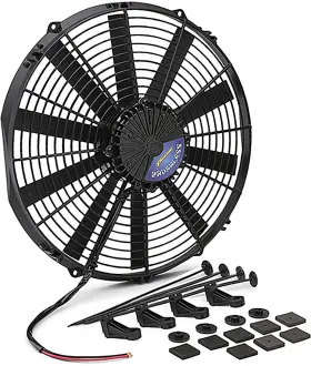 67035-bchw Proform Auto Parts Universal 14 Inch Electric Fan Brushless 21 Amp 2900 Cfm