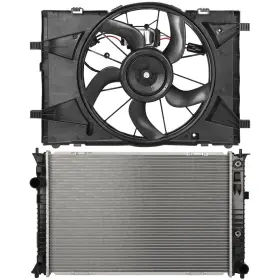 13638003 Quickfitauto For 2010 2011 Mercury Milan 2010-2012 Ford Fusion Radiator Cooling Fan Kit 12v